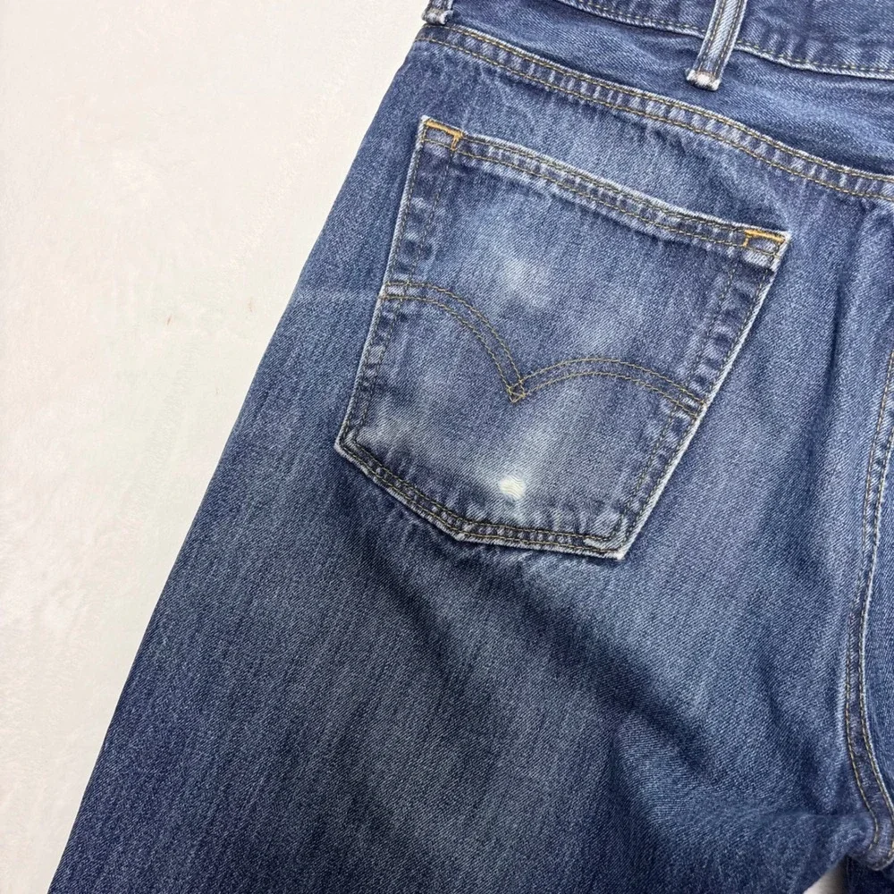 Retro Levis 514 Medium Wash Straight Leg Denim 38x30 Normcore Basic Actual 37x29